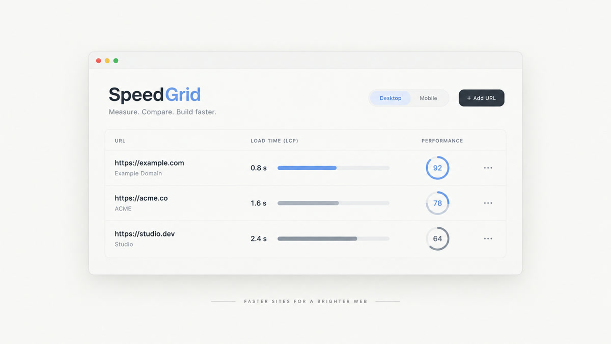 SpeedGridのプレビュー画像